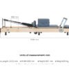 size Pilates for Home — Foldable Maple Reformer